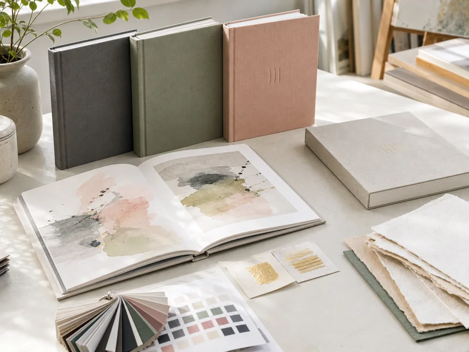 Art Portfolios custom book printing sample
