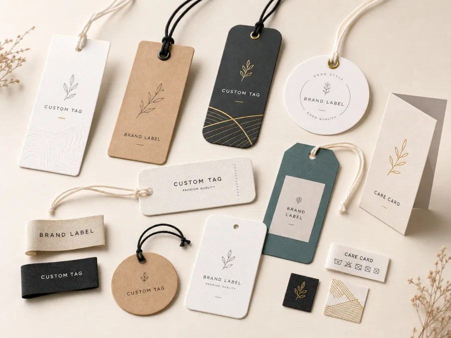 Custom Hang Tags & Apparel Labels custom printing
