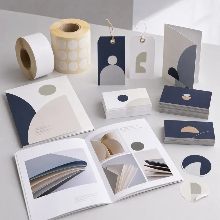 Custom labels and printed packaging components