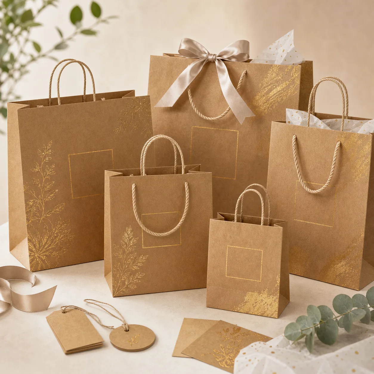 Kraft Paper Bags custom printing