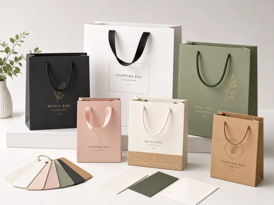 Retail Shopping Bags custom printing