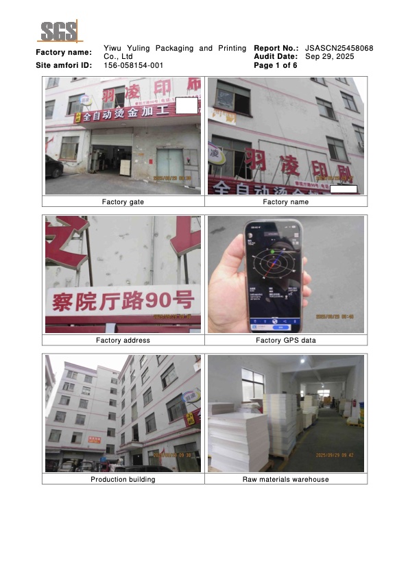 SGS factory photo report preview